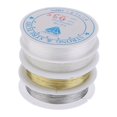 thumbnail image 2 of 4 Rolls Jewelry Wire 0.5MM Copper Wire Tarnish Resistant Soft Copper Wire, Nylon Beading Wire Thread Fishing Wire, Elastic Crystal String Cord Jewelry Making Wire for Crafts Beading Jewelry, 2 of 8