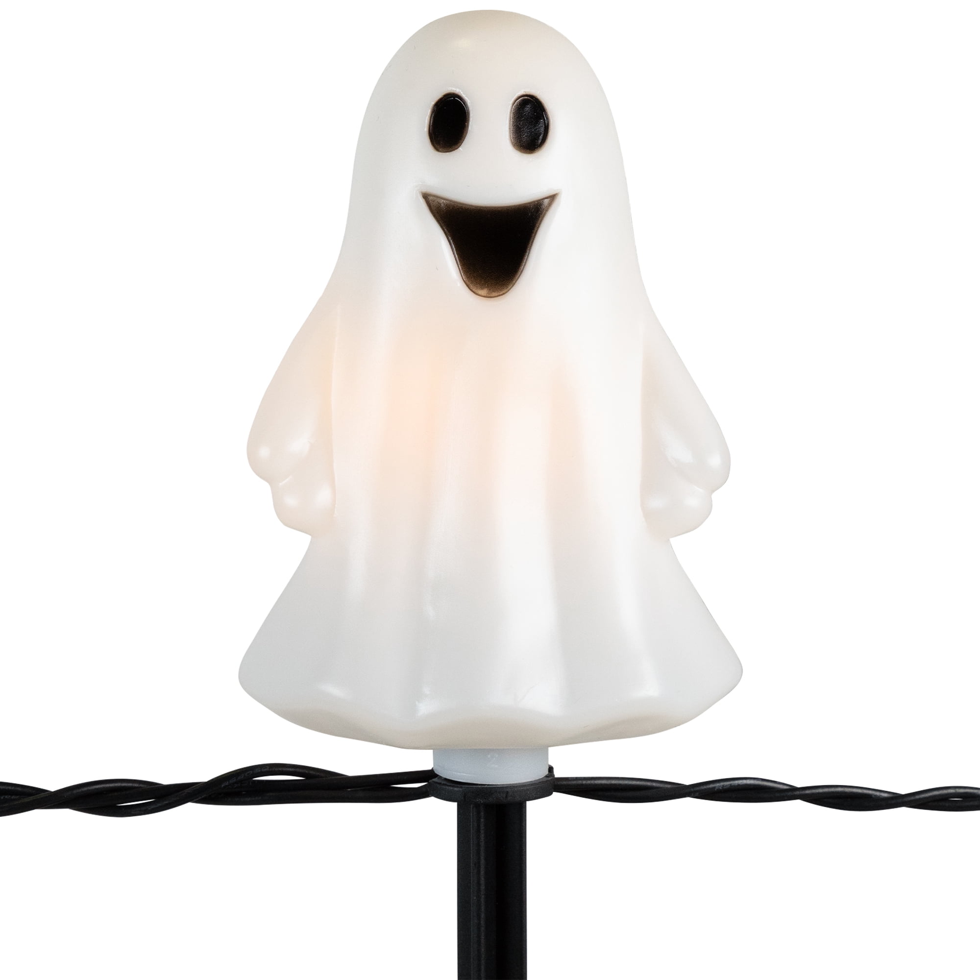 Northlight Lighted Ghost Shaped Halloween Outdoor Pathway Markers - 13" - Set of 5