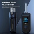 thumbnail image 2 of 6.35mm UHF XLR Adapter System Wireless Microphone Transmitter Receiver for Dynamic Microphone Guitar Audio Mixer PA, 2 of 5
