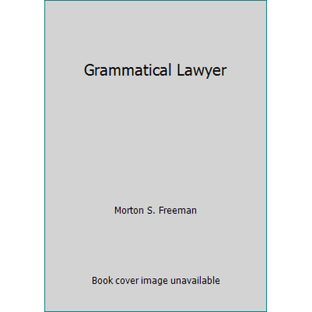 Pre-Owned Grammatical Lawyer (Hardcover) 0831802170 9780831802172