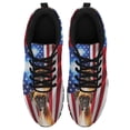 thumbnail image 2 of Boxer Christian Cross American Flag Us Running Shoes Sneakers Mesh Black Size 4.5, 2 of 5
