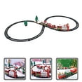 thumbnail image 3 of 1 Set of Christmas Train Toy Battery Operated Small Train Plaything With Track Christmas Gift, 3 of 9