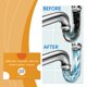 thumbnail image 4 of Drainage Pipe Clogging Cleaning Powder Dredging Oil Pollution Dissolution Hair Decomposition Odor Removal Prevention Of Blockage, 4 of 9