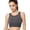 Dark Green, variant on Plus Size Sports Bras for Women Seamless Compression Racerback High Intensity Wireless Black M