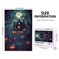 thumbnail image 4 of 1000 PCS Fantasy Pumpkin Lantern Villa puzzles for adults 1000 pieces,Unique Artwork for Adults,Wonderful imagination,Charm Holiday Home decor Wooden Puzzle 1000 Piece,Gift Suitable Family Friends, 4 of 6