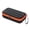 Black outside, variant on Microphone Storage Case Double Mic Carrying Case Hard Shell Scratchproof Box with Pocket