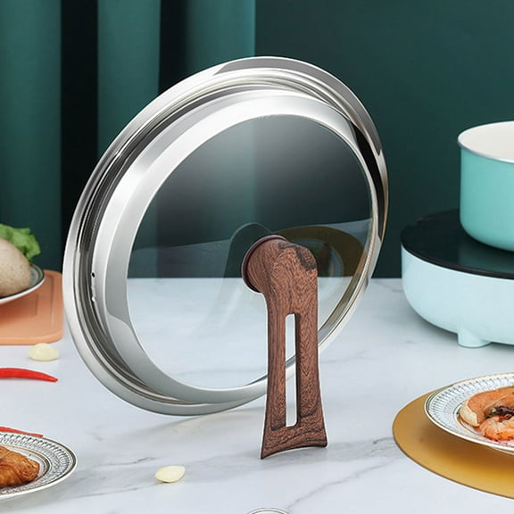 HONMEET Universal Pot Lid with Glass and Stainless Steel for Home Cooking