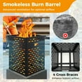thumbnail image 5 of Gymax 30 Inches Ultra Thick Burn Barrel 63 Gallon Garden Waste Incinerator Burn Drum, 5 of 10