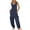 Navy, variant on QATAINLAV Gifts for Mom Womens Overalls Jumpsuits Loose Casual Dressy Harem Pants Solid Color Sleeveless Jumpers Romper with Pockets 2025 Fashion Summer Outfits Navy M