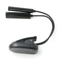 thumbnail image 3 of Lámpara de escritorio LED con dos cabezales y clip, elegante lámpara de lectura para el cuidado de la vista, cuello de cisne flexible de 360 grados, lámpara COB para barbacoa (sin batería)., 3 of 7