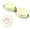 Cream Yellow, variant on 1 Pack Collapsible Silicone Double Pet Bowl, 2-in-1 Portable Food & Water Separate Feeding Bowl, Foldable Travel Bowl for Dogs & Cats