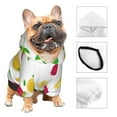 thumbnail image 3 of Pofeuu Strawberry and Lemon Print Dog Clothes Dogs Sweater Soft Puppies Clothing Winter Puppy Sweaters Warm Outfit for Dogs-Large, 3 of 7