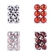 thumbnail image 4 of Naiovety Decoraciones navideñas de fútbol reutilizables y elegantes, 6 piezas, para árbol de Navidad, plástico fácil de colgar Kits de decoración para fiestas Rugby de 6CM + 6 uds., 4 of 6