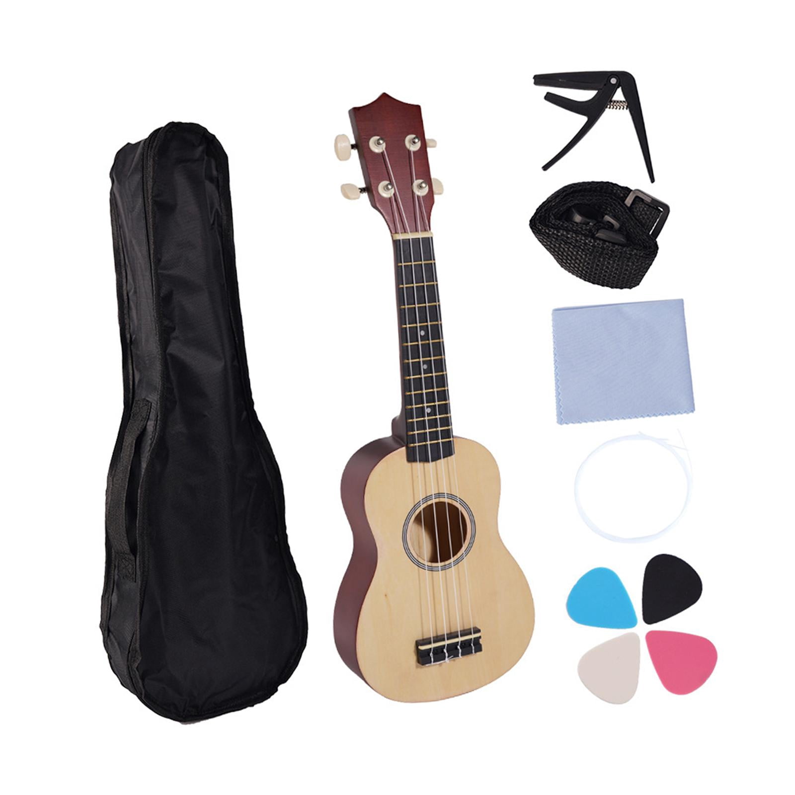 QccHieUs Kids Ukulele 4 String Mini Children Ukulele Guitar with Storage Bag Professional wood