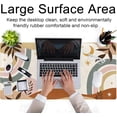 thumbnail image 5 of Boho Desk Mat, Abstract Retro Boho Plant Large Mouse Pad, Cute Stars Moon XXL Gaming Large Mousepad 31.5x15.7 in, Brown Grey Boho Aesthetic Desk Pad for Women Office Decor Laptop keyboard Mouse Mat, 5 of 6