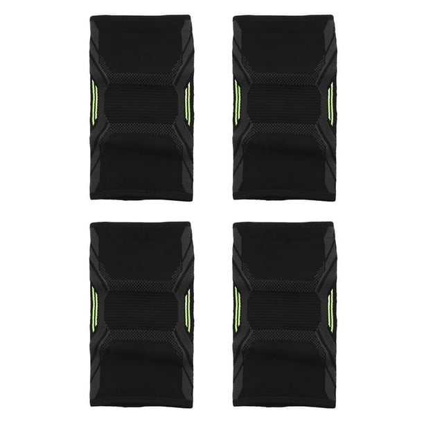 4X Rodillero Deportivo de Futbol Baloncesto Transpirable Apoyo Rodilleras de Alto Voleibol Proteccion Soporte de la Rodilla de Entrenamiento M
