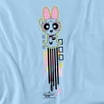 thumbnail image 2 of Powerpuff Girls Blossom Streak Women's T Shirt, Light Blue, Medium, 2 of 6