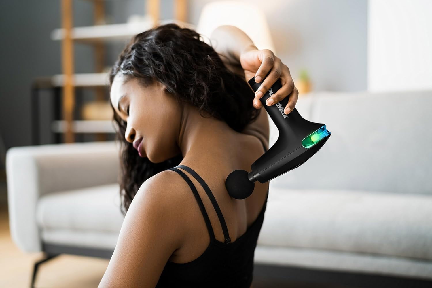 REATHLETE PULSEMAX Percussive Therapy Device - Massage Gun for Muscle Treatment - Handheld, Wireless Deep Tissue Massage - Ideal for Back, Shoulder, Arms, Glutes, Calf -Full Body Pain Relief