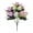 Pink & White, variant on 1Pc Artificial Rose Bouquet, 12 Heads 15.35" Silk Faux Roses Bunch with Fillers for Wedding Centerpieces Vase Home Decor, Red & White