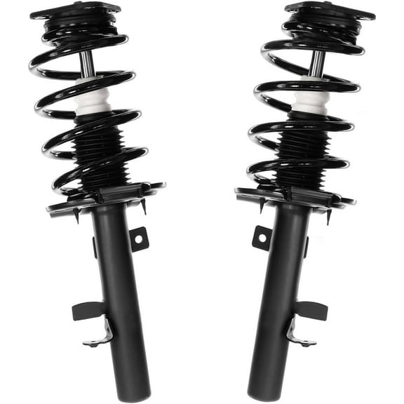 Detroit Axle - Front Struts for 2015 2016 2017 2018 2019 Lincoln MKC [without Electronic Adjustable Suspension], Complete Struts with Coil Spring Assembly Replacement