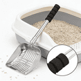 thumbnail image 4 of ACDANC 2026 New Metal Cat Litter Scoop with Deep Shovel & Long Handle, Detachable Stainless Steel Non-Stick Litter Sifter with Foam Padded Grip, No Bending Back Heavy Duty Cat Litter Scooper, 4 of 4