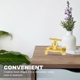 thumbnail image 3 of HEATSHAKING 1Set Faucet Fountain Floating Tap Reusable Plastic Golden Invisible Design Diy Outdoor Water Fountain Kits, 3 of 6