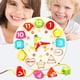 thumbnail image 2 of Play Toy Realistic Puzzle Clock Beaded Building Blocks Wooden Brain Training Portable Table Game Creative Gift heqiyong toy, 2 of 2