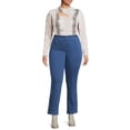 thumbnail image 3 of JMS Just My Size by Hanes Women’s Plus Size Pull-On Stretch Denim Bootcut Jeggings, 3 of 6