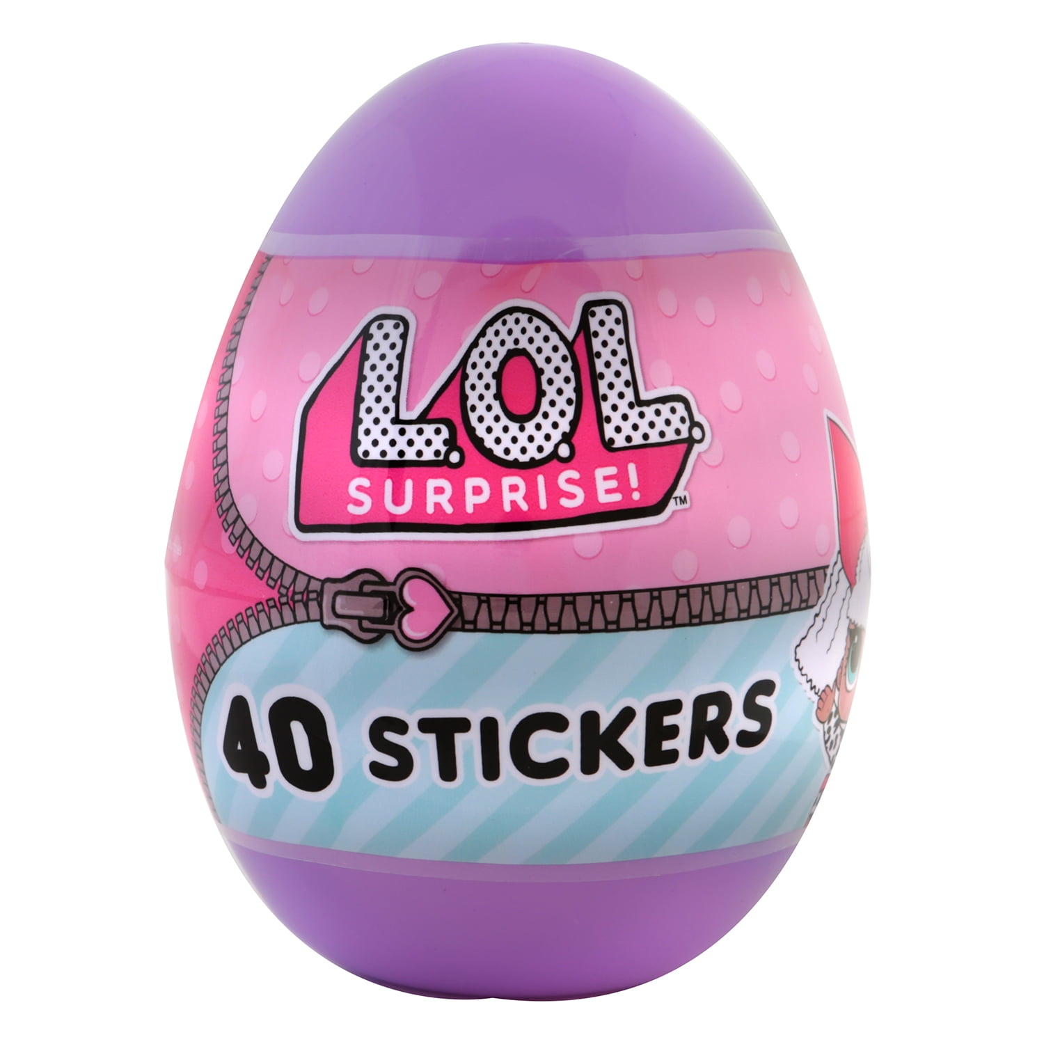 Lol Surprise 40 Lol Doll Sticker Filler Egg - Walmart.com - Walmart.com