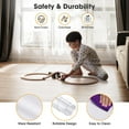 thumbnail image 4 of Yescom 60x46" Rectangle PVC Floor Mat Protector 1.5mm Thickness for  Home Office Rolling Chair Desk, 4 of 7