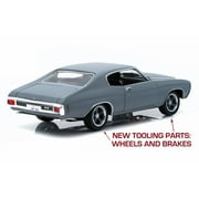 Dom's 1970 Chevrolet Chevelle SS Fast & Furious, Primer Gray - Greenlight 12946 - 1/18 Scale Diecast Model Toy Car