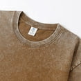 thumbnail image 2 of Mens Vintage Wash Plain 230Gsm T shirt High Quality Washed Blank Casual Streetwear T-shirt, 2 of 6