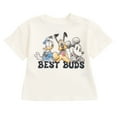 thumbnail image 2 of Disney Mickey Mouse Donald Duck Pluto Toddler Boys Waffle knit T-Shirt Shorts Outfit Set Newborn to Toddler, 2 of 5