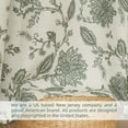 thumbnail image 4 of DriftAway Linen Floral Paisley Green Blackout Curtains for Living Room Bedroom 84 Inch Length 2 Panels Lined Grommet Window Drapes Thermal Farmhouse Country Jacobean Curtains Loden Green, 4 of 8