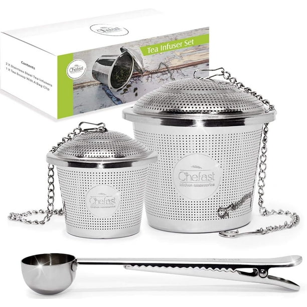 SUPRR FAFA Tea Infuser Set (1+1 Pack) Combo Kit of Single Cup and
