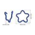 thumbnail image 2 of Unique Bargains Open Jump Rings 50Pack 16mm Star Connectors for Jewelry Making, Dark Blue, 2 of 7