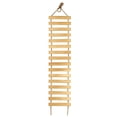 thumbnail image 6 of Wooden Cat Wall Ladder, Hanging Cat Climbing Bridge Shelf, Indoor Cat Activity Play For Wall Mounted Cat Shelves,A - 50Cm, 6 of 6