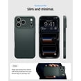 thumbnail image 4 of Funda Spigen para iPhone 17 Pro Thin Fit MagFit TPU Verde Abismo, 4 of 9