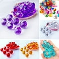 thumbnail image 2 of linyes Acrylic Crystal Toy Gems Treasure Jewels Fake Acrylic Gems Faux Diamonds Crystal Gemstones Filler Props for Party Table Birthday Decorations Party Favors Vase Fillers 100 PCS, 2 of 4