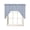 Blue, variant on Light Grey Swag Curtains for Kitchen Farmhouse Striped Modern Artwork Valances for Windows Rod Pocket Small Window Treatment Short Topper for Cafe Bedroom Bathroom Living Room Decor 56x36 Inch