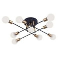 thumbnail image 2 of Modern Ceiling Light Fixture Indoor E27 Base Flush Mount Chandelier for Bedroom, 9 Heads, 2 of 8