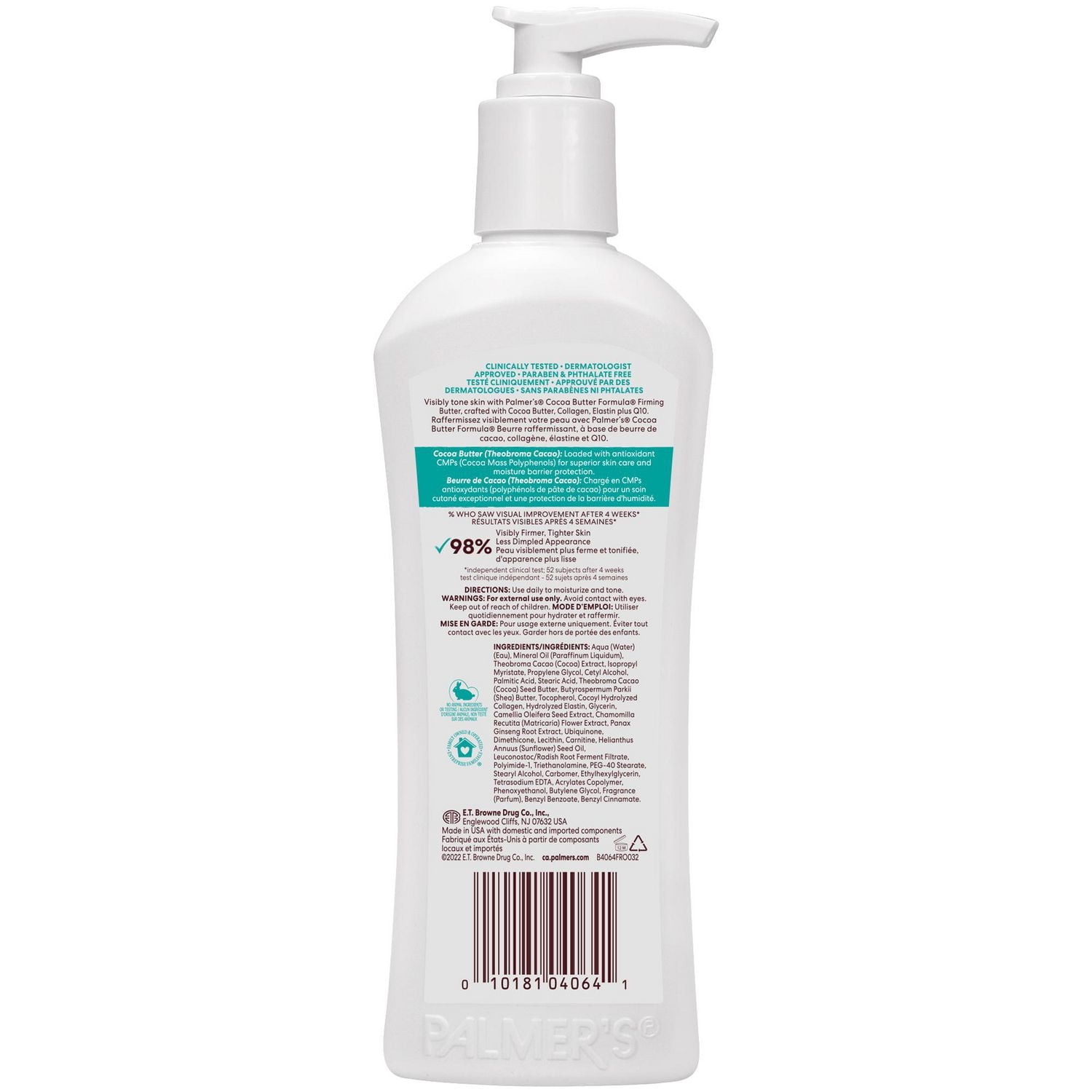 Palmer's® Cocoa Butter Formula® Firming Butter Body Lotion with Vitamin E, Collagen, Elastin + Q10, 250ml, 250ml