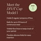 thumbnail image 3 of DIVA Cup & Pin - Medical Grade Silicone Cup for Period Care - Reusable Menstrual Cup - Up to 12 Hours of Continuous Wear - Model 1 (For Medium to Heavy Flow) - With Enamel Pin, 3 of 7