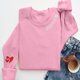 thumbnail image 5 of Camiseta con Capucha Suelta de Moda Impresa de Manga Larga para las Mujeres, Camisetas de Manga Larga para las Mujeres Cuello Redondo Casual, 5 of 7