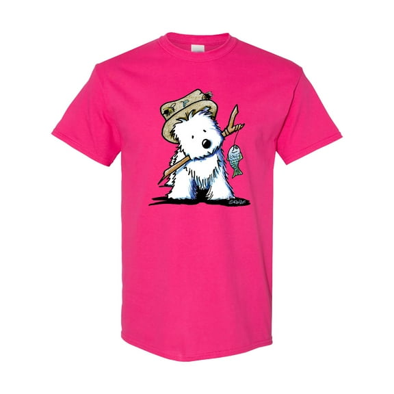 Inktastic Westie Fishing Buddy T-Shirt