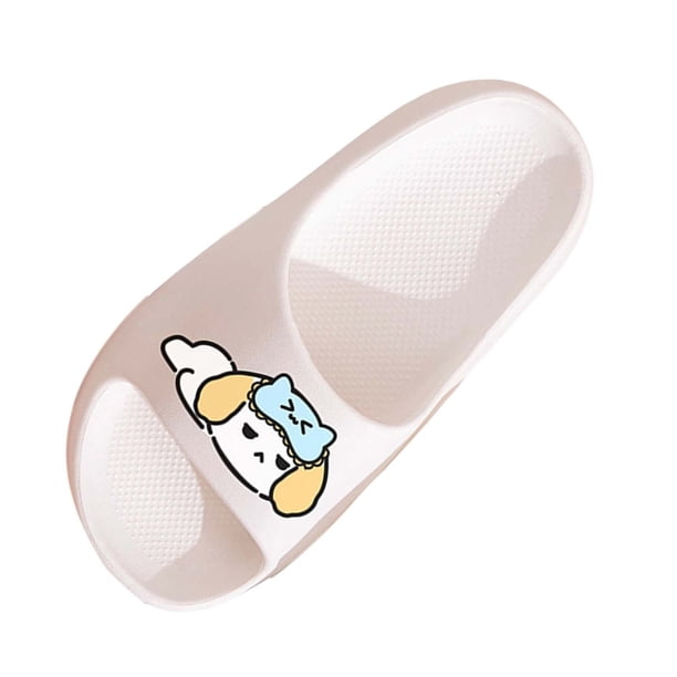 Zapatillas de Suela Suave Unisex Niños de Moda Casual Verano Engrosado Zapatillas de Baño Reversibles para el Hogar con Espuma Liviana Eva