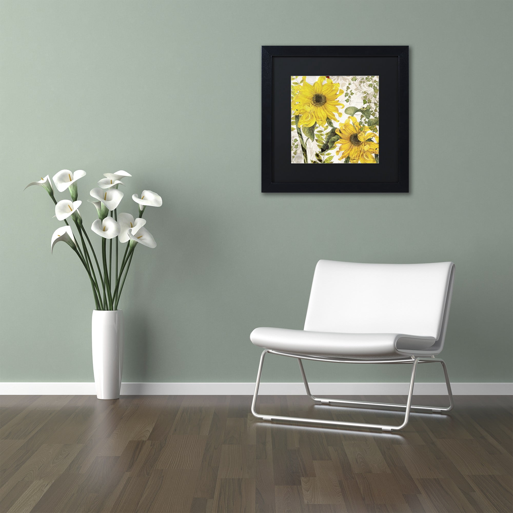 Trademark Fine Art "Carina I" Canvas Art by Color Bakery, Black Matte, Black Frame