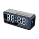 thumbnail image 2 of Reloj Digital Xihbxyly con Altavoz Bluetooth Despertador alarmas espejo Pantalla Led Bluetooth V5.0 Tarjeta Tf, 2 of 7