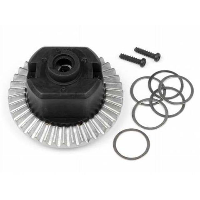 HPI Racing HPI87600 Jeu de Différentiel Assemblé avec des Pièces de Rechange Wheelie King&44; Noir