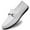 White, variant on Men's Casual Loafers Slip On Leather Shoes Comfortable Lightweight Driving Shoes Male Moccasins Classic Penny Loafer Flats Boat Shoes Outdoor Walking Shoes